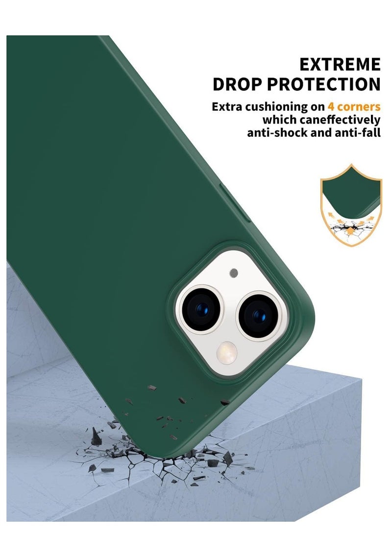 Case Compatible with iPhone 15, Liquid Silicone Ultra Slim Phone Case Shockproof iPhone 15 Cover with Inside Microfiber Lining, Protective Case - Image 4