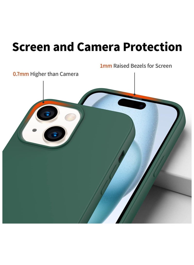 Case Compatible with iPhone 15, Liquid Silicone Ultra Slim Phone Case Shockproof iPhone 15 Cover with Inside Microfiber Lining, Protective Case - Image 3