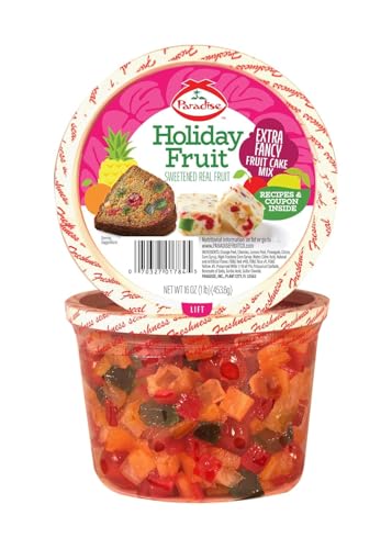 Paradise Fruit Extra Fancy Fruit Cake Mix 16 Ounce - Image 1