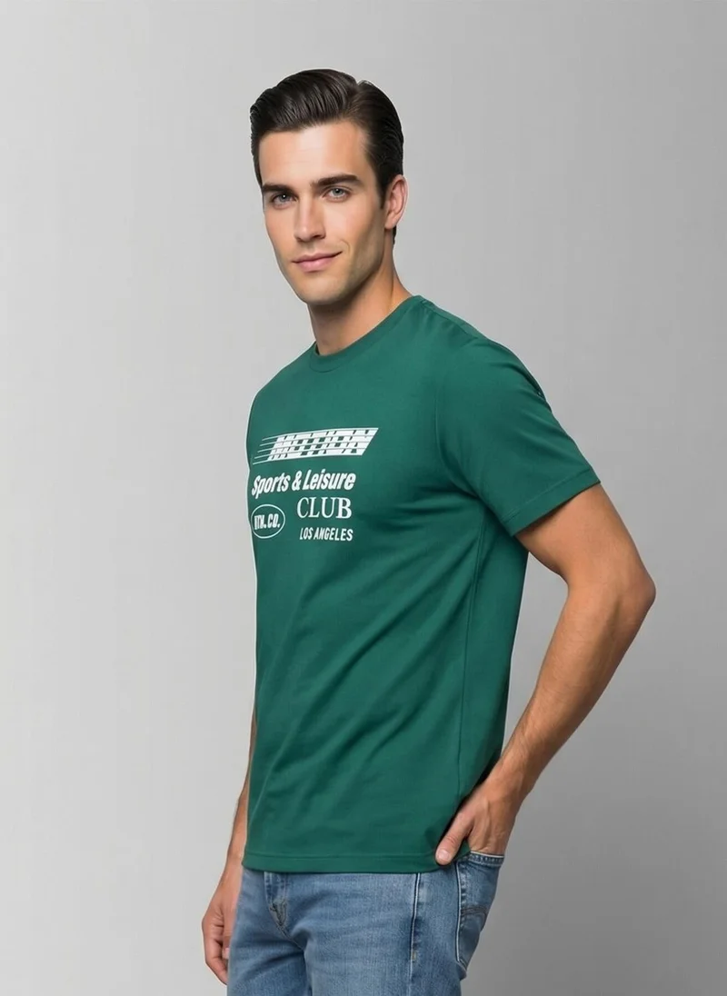 NOBERO Rainforest Nobero Regular Fit Printed T-shirt for Men for Men | Best Price UAE