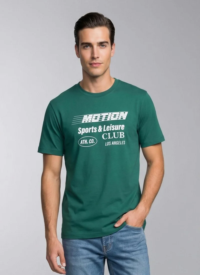 NOBERO Nobero Regular Fit Printed T-shirt for Men