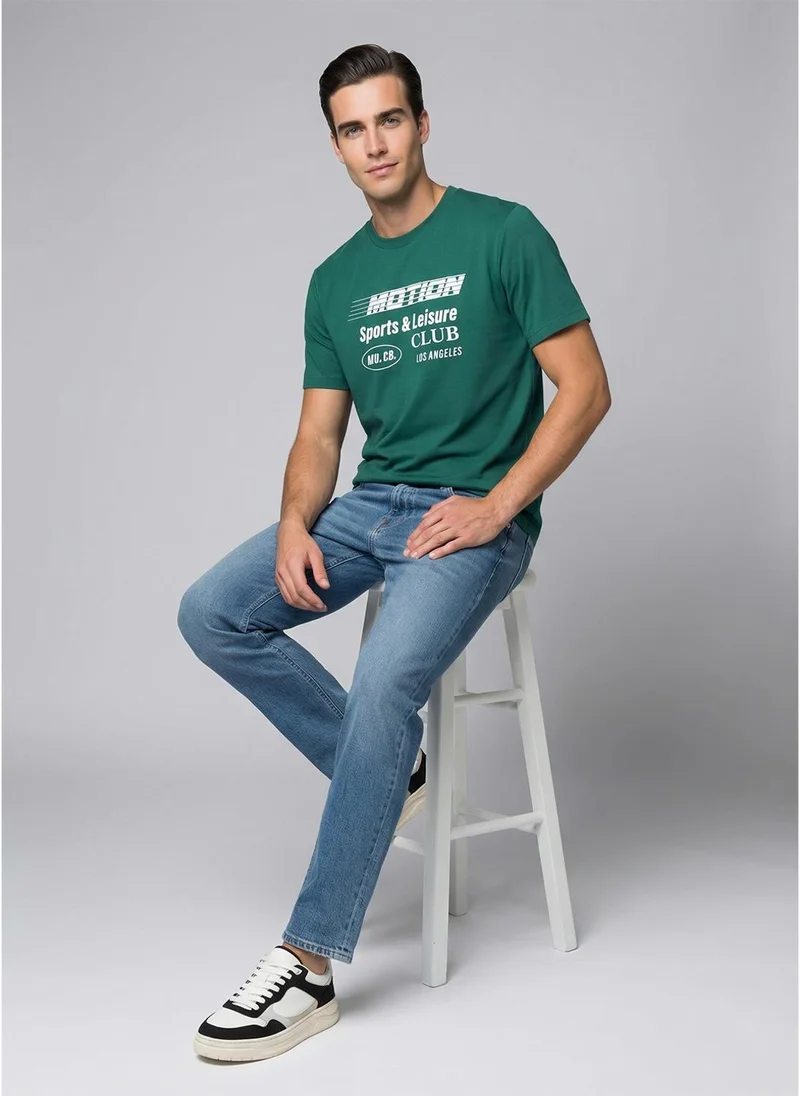 NOBERO Nobero Regular Fit Printed T-shirt for Men