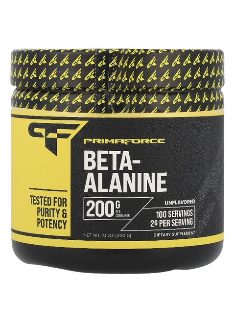Primaforce, Beta-Alanine, Unflavored, 7.1 oz (200 g)