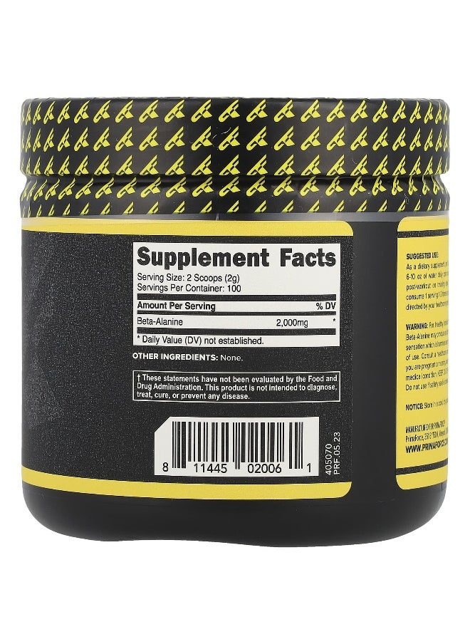 Primaforce Primaforce, Beta-Alanine, Unflavored, 7.1 oz (200 g)  - Image 2