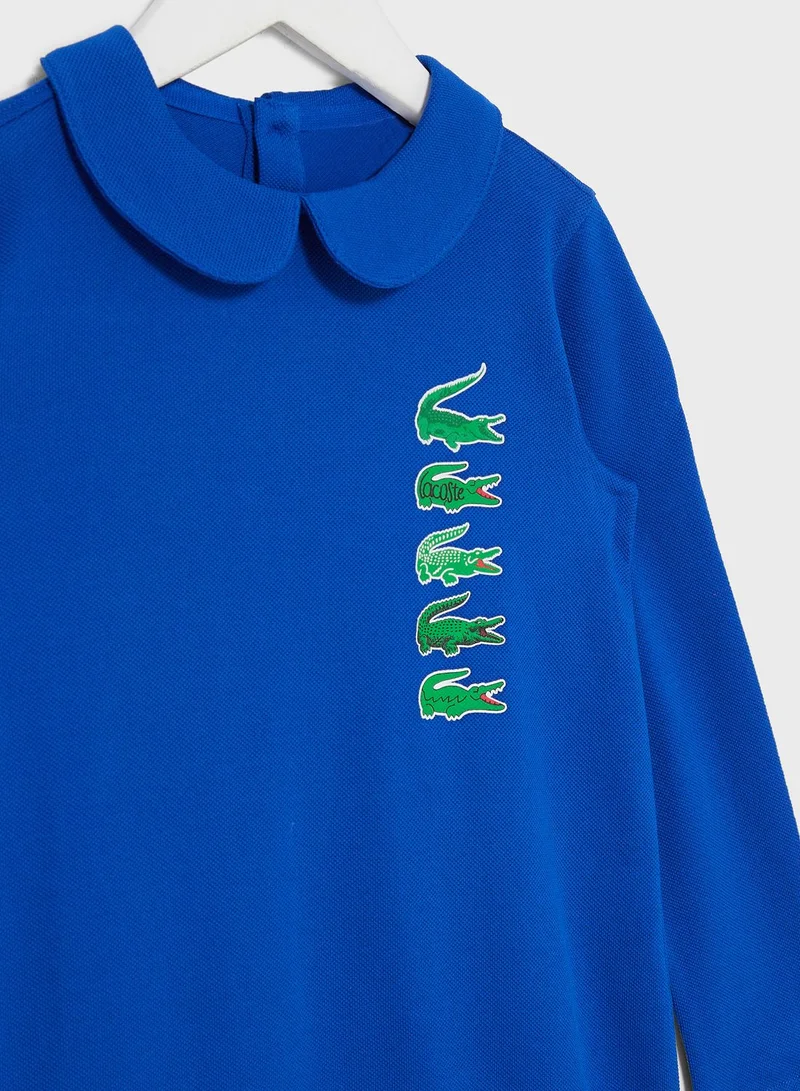 LACOSTE Long Sleeve Dress