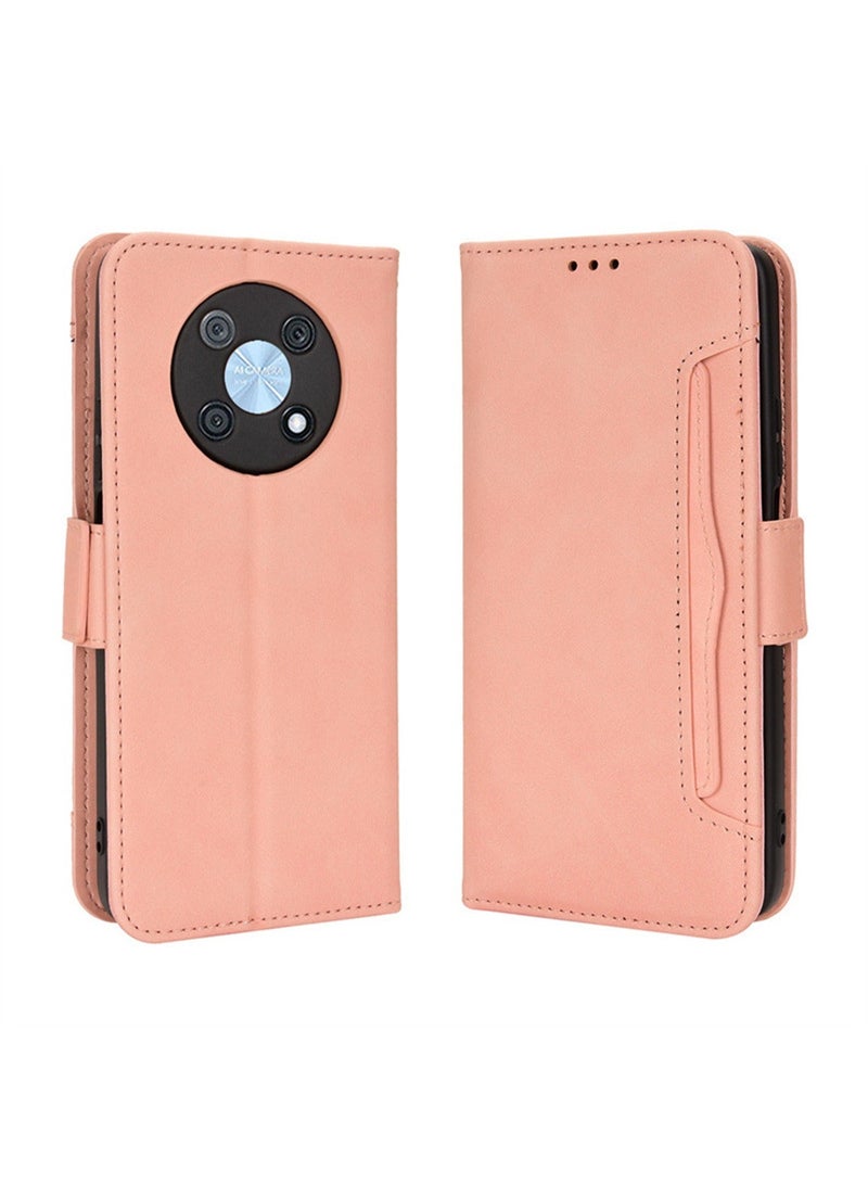 Huawei Nova Y90/Enjoy 50 Pro Stand Flip leather Case Cover With Retro Kickstand Magnetic Phone shell Wallet Phone Case with Card Slots Holder With Release Hand Phone Holder Daily Video Kickstand  - Image 4