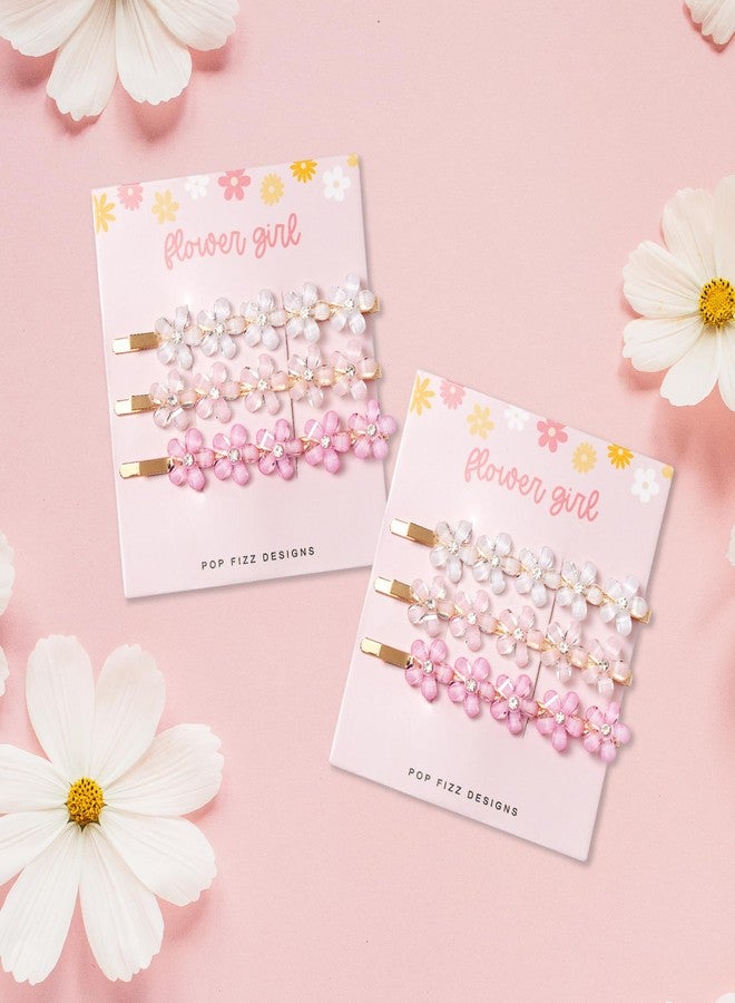 Pop Fizz Designs Hair Clips for Flower Girl - Set of 2 | Proposal or Thank You Gift from Bride | Flower Girl Accessories - Image 4