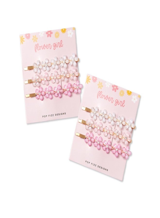 Pop Fizz Designs Hair Clips for Flower Girl - Set of 2 | Proposal or Thank You Gift from Bride | Flower Girl Accessories - Image 1