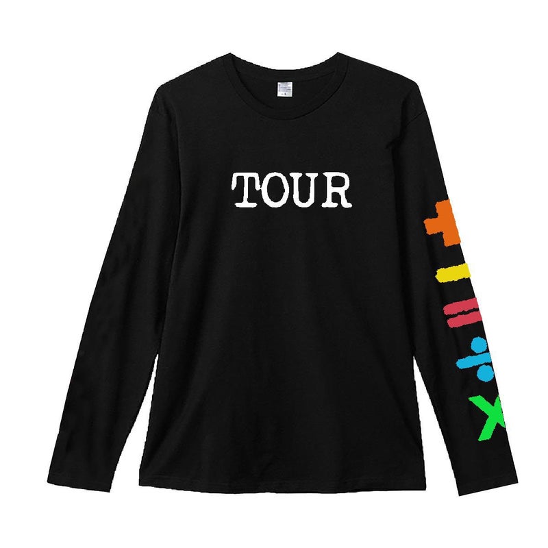 AliExpress Amazon Clothing Supply Ed Sheeran Tour 2023-Long Sleeve Tee Black  - Image 1