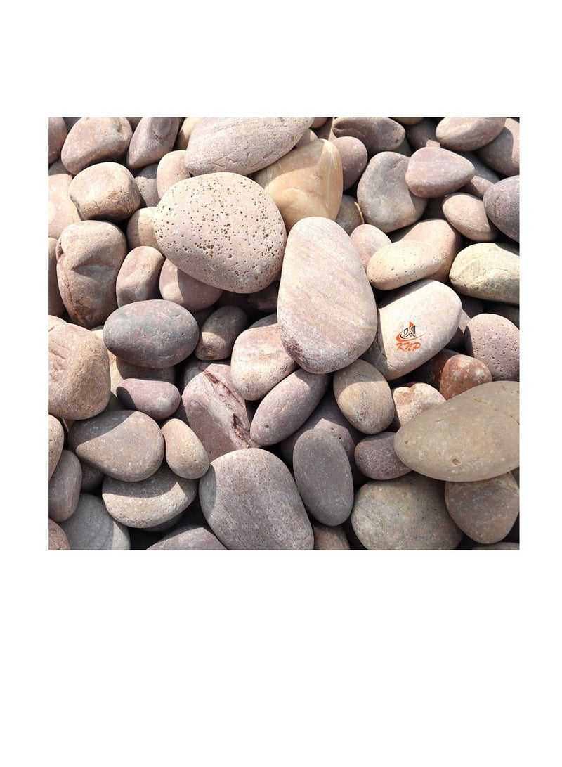 KNP Red River stone Natural Garden Material 5-8 CM 5KG - Image 1