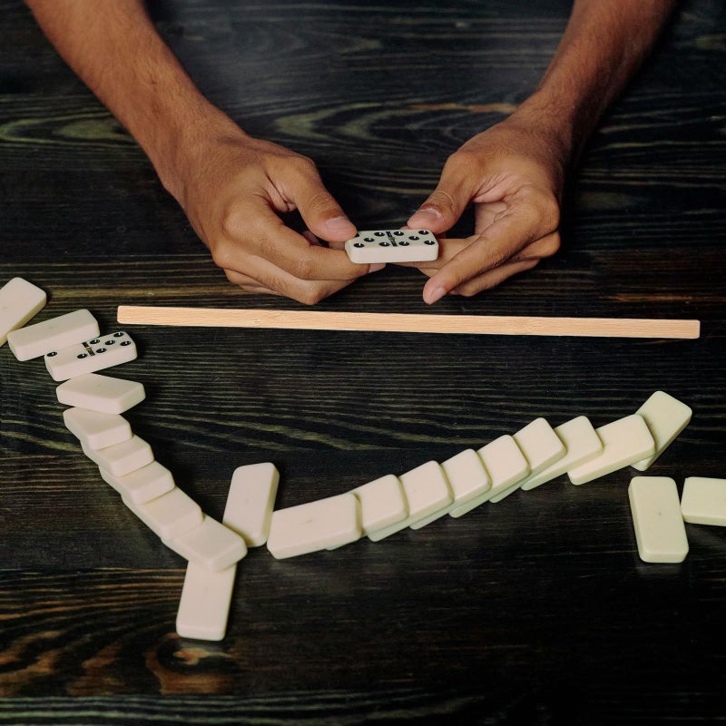 Wooden Mahjong Tile Pushers And Domino Holders Set Of 4 American Mahjong Accessories - Image 5