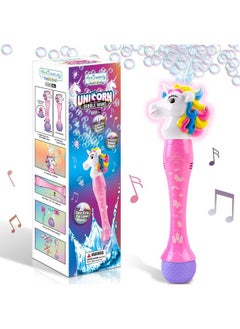 Light Up Unicorn Bubble Blower Wand 14 Inch Illuminating Bubble Blower Wand With Thrilling Led & Sound Effects For Kids Bubble Fluid & Batteries Included Great Gift Idea Party Favor - pzsku/Z6708AAC750C6508A1BBAZ/45/_/1692166550/43017db0-070d-4ea3-ac65-b9ba899aa69f