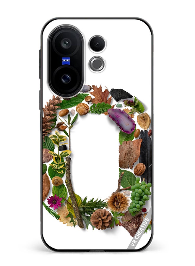 Protective Case Cover For Vivo X200 FE Alphabet Q Design Multicolour