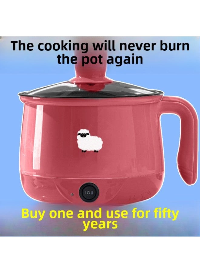 German Full-automatic Electric Steamer Non-stick Electric Cooker Electric Cooker Dormitory Large-capacity Electric Cooker Multi-functional Electric Hot Pot-Color:2.2l Nut Brown [clearance Special Price] For 2-3 People-Capacity:Can Be Steamed | Extra Thick [non-stick Pan] Will Be Compensated If Burned Out  - Image 2