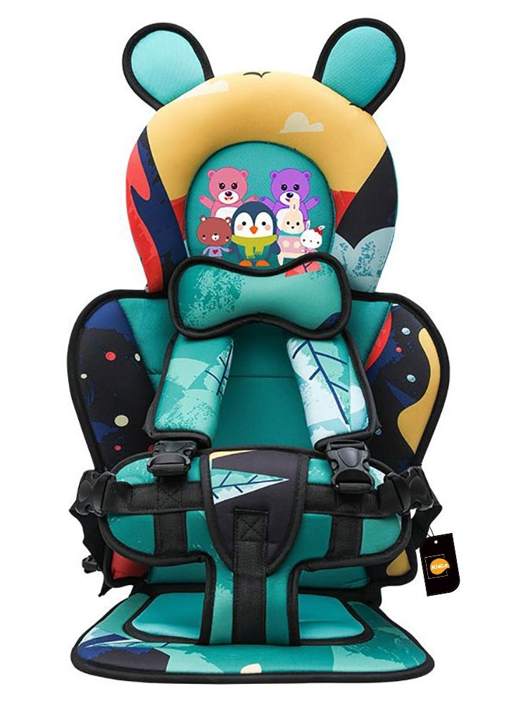Portable Child Car Safety Chair With Five-point Safety Belt  - Image 1