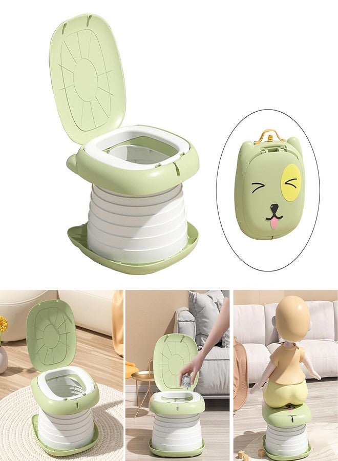 GLIVE (LABEL) Car Camping Potty Training Seat for Toddlers, Easy to Carry Folding Design for Kids Potty Seat Car Potty Portable Potty for Toddlers Baby Potty Training Toilet for Outdoor and Indoor - Image 2