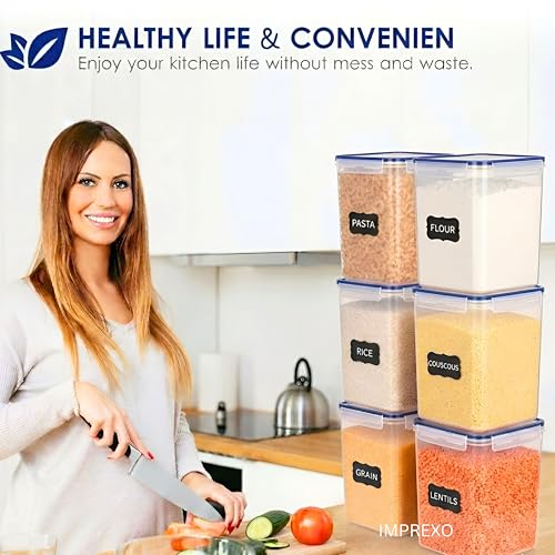 IMPREXO airtight plastic containers for kitchen storage containers for kitchen airtight kitchen containers (Pack of 1, 2900 ML) - Image 5