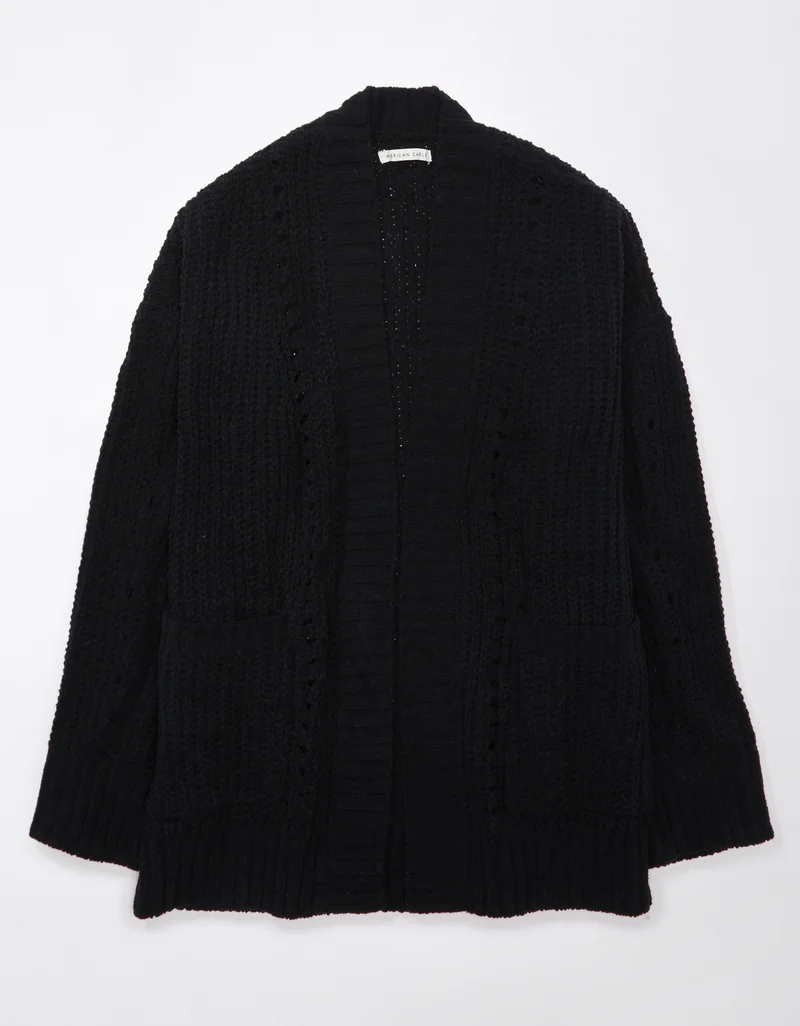 American Eagle Open Chenille Cardigan