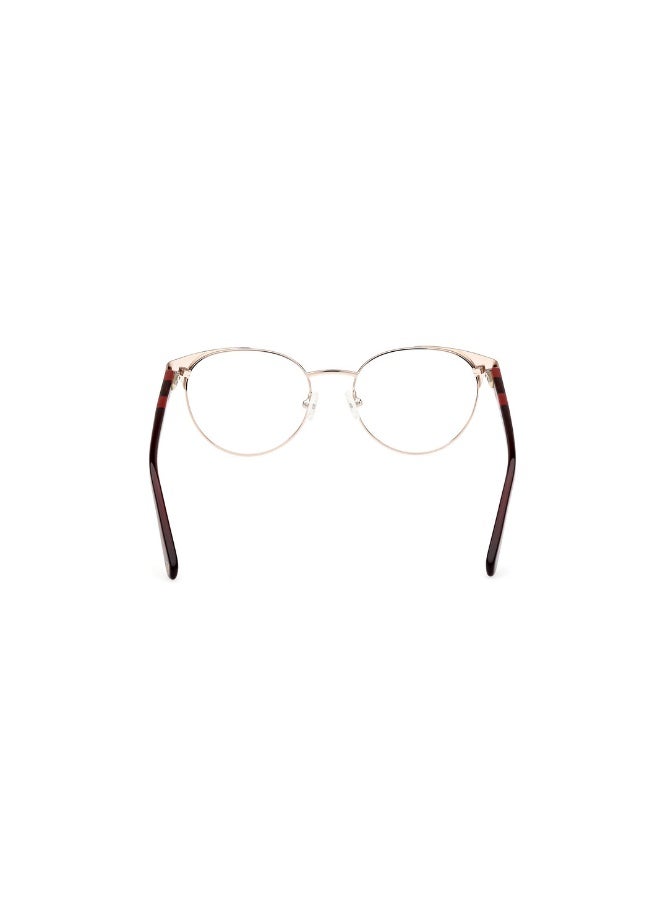 GANT Ga4152 Cat Metal Frames For Women Size 51, Shiny Rose Gold - Image 4