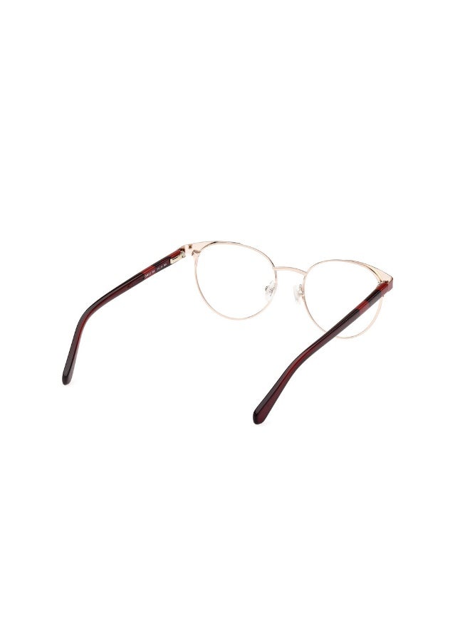 GANT Ga4152 Cat Metal Frames For Women Size 51, Shiny Rose Gold - Image 5