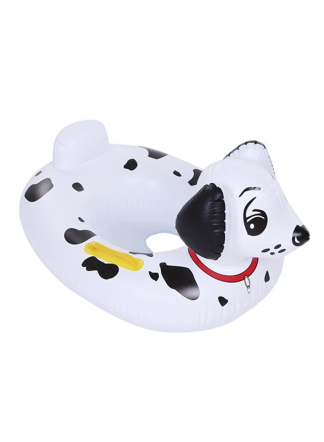 Cute Cartoon Animal Dog Shape Baby Swim Ring Kids Inflatable Swimming Boat with Pump - Image 2