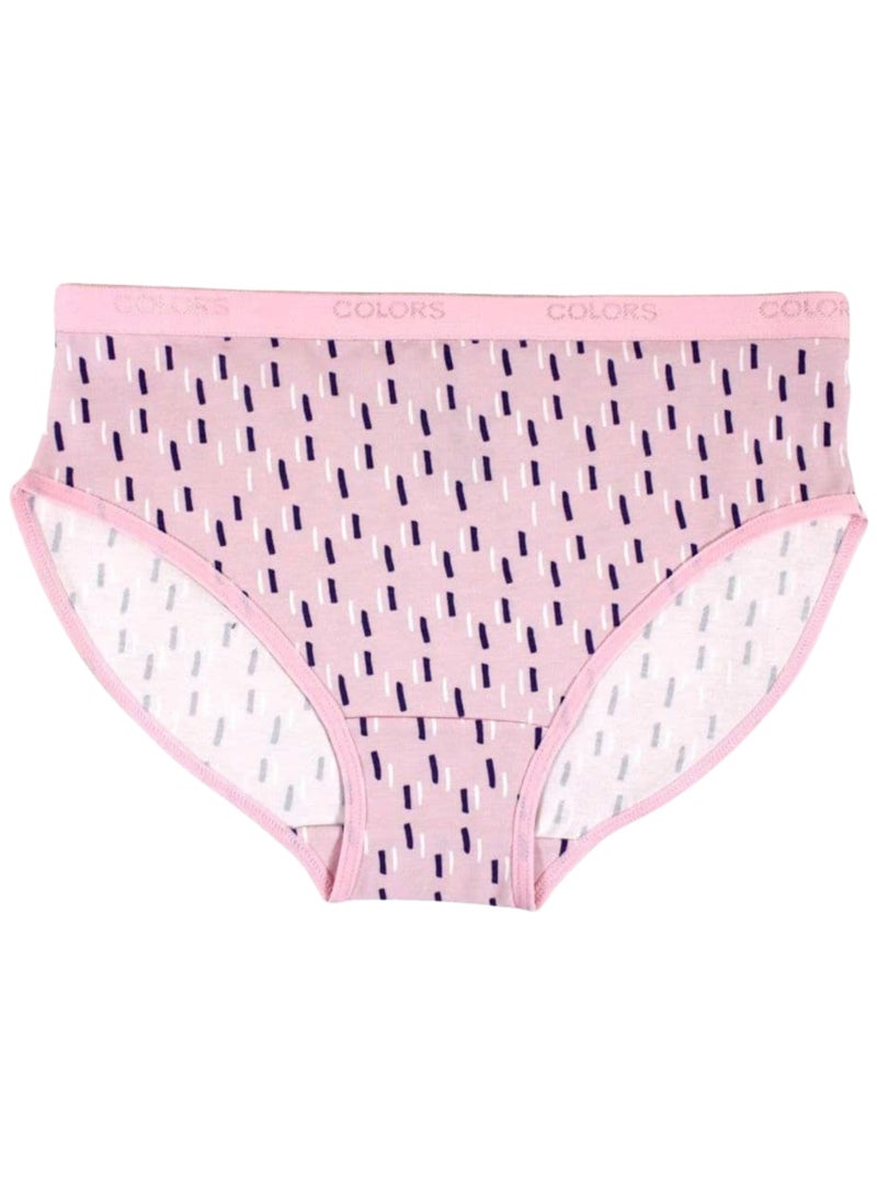 COLORS Pack Of 6 Printed Cotton Brief Panties Underwear For Women  - Image 3