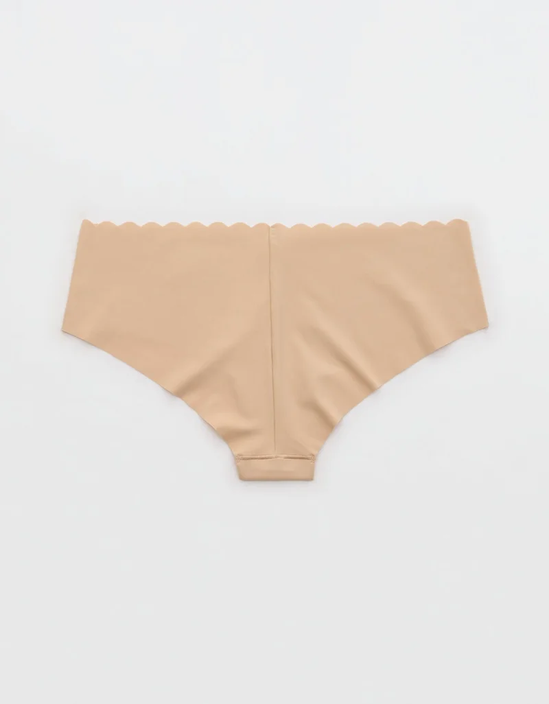 Aerie SMOOTHEZ No Show Scallop Cheeky Underwear