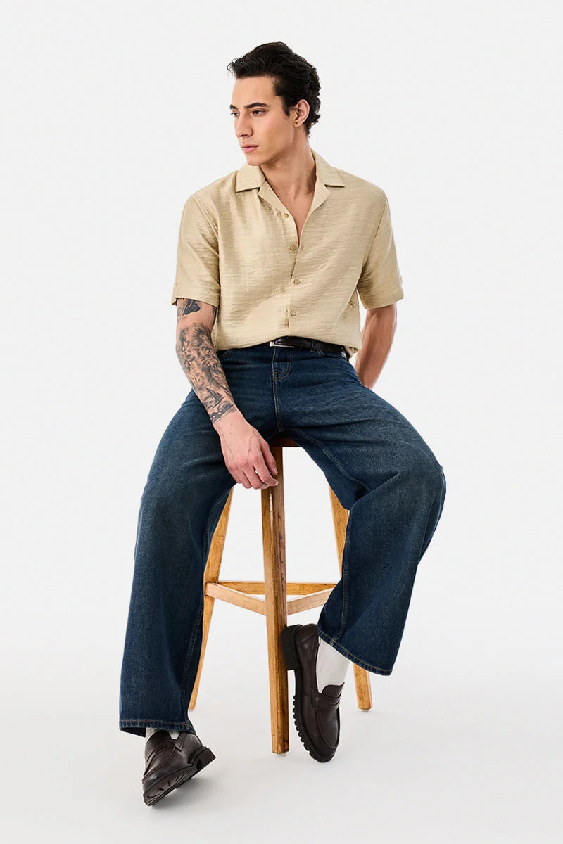 سنيتش Textured Box Fit Shirt