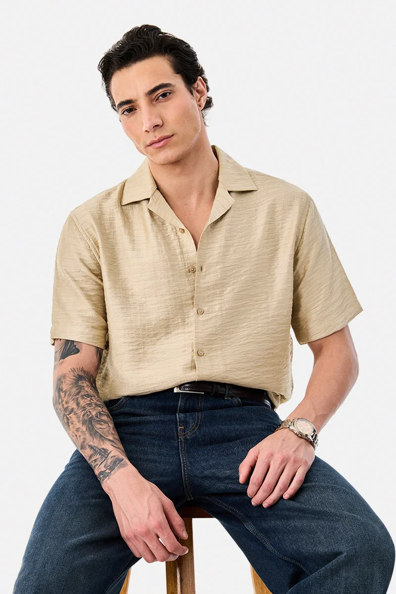سنيتش Textured Box Fit Shirt