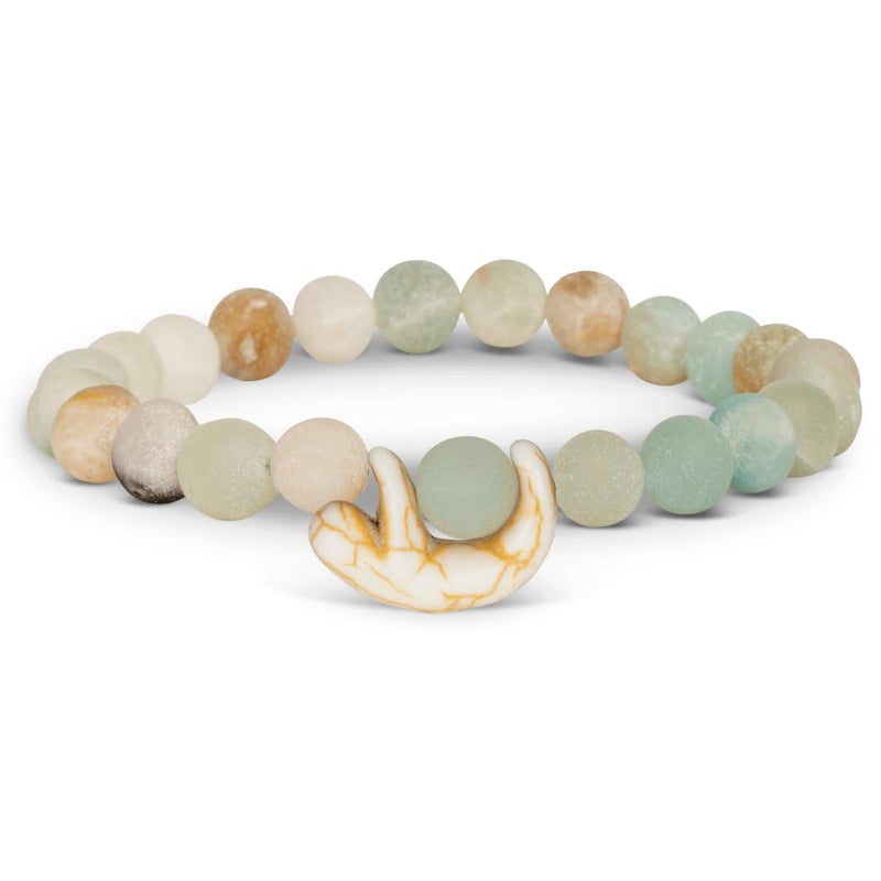 Fahlo Sloth Tracking Bracelet, Elastic, supports Sloth Conservation Foundation, one size fits most for Men and Women (Sky Stone) - Image 1