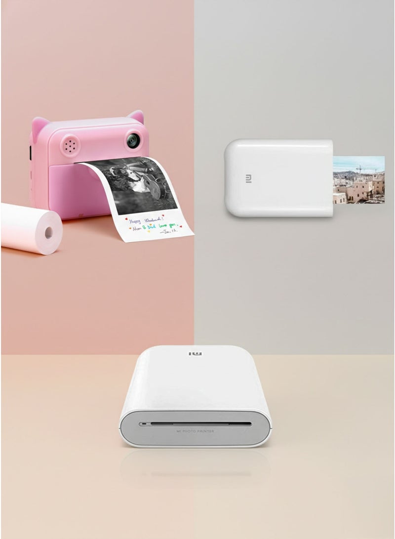 Xiaomi Instant Print Bundle: Kids' Instant Print Camera, Xiaomi Portable Photo Printer & Photo Paper - Image 2