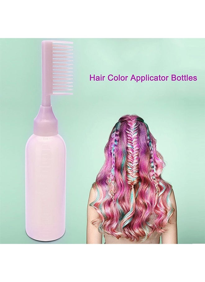 Generic - 2 Pcs Root Comb Applicator Bottle, Hair Color Applicator Bottles With Comb and Graduated, for Hairdressing Salon and Home Use - Image 1