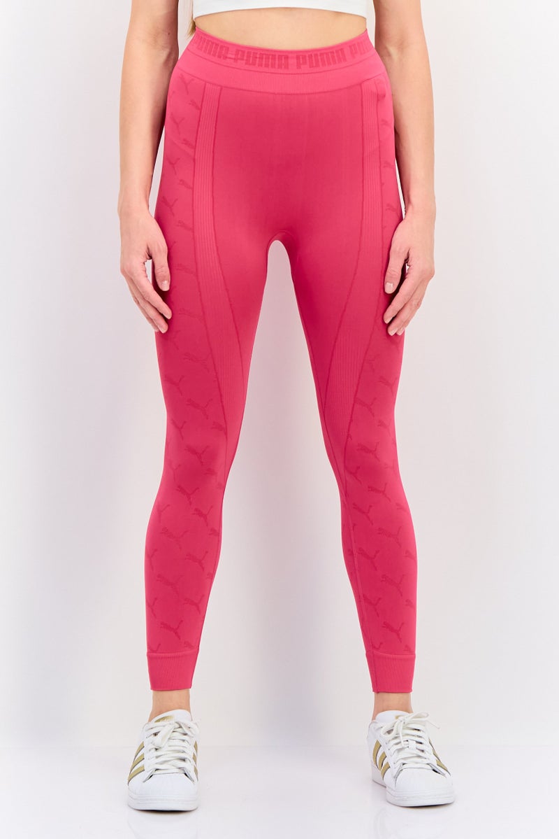PUMA سراويل تدريب رياضية للنساء، سحب على، فوشيا - Image 1