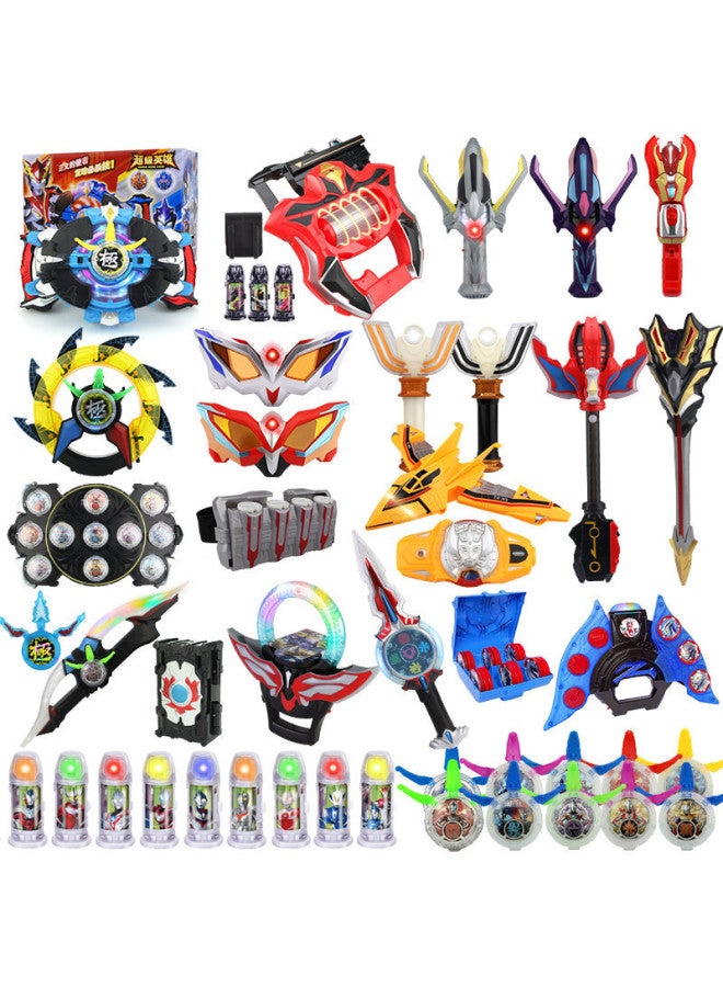 Ott's Transformer Children's Toy Zeta Sublimator Rob Sello Glasses Terga Arms Full Set Wholesale-Color:Tiga Touch Sensor Warm Light Helmet  - Image 2