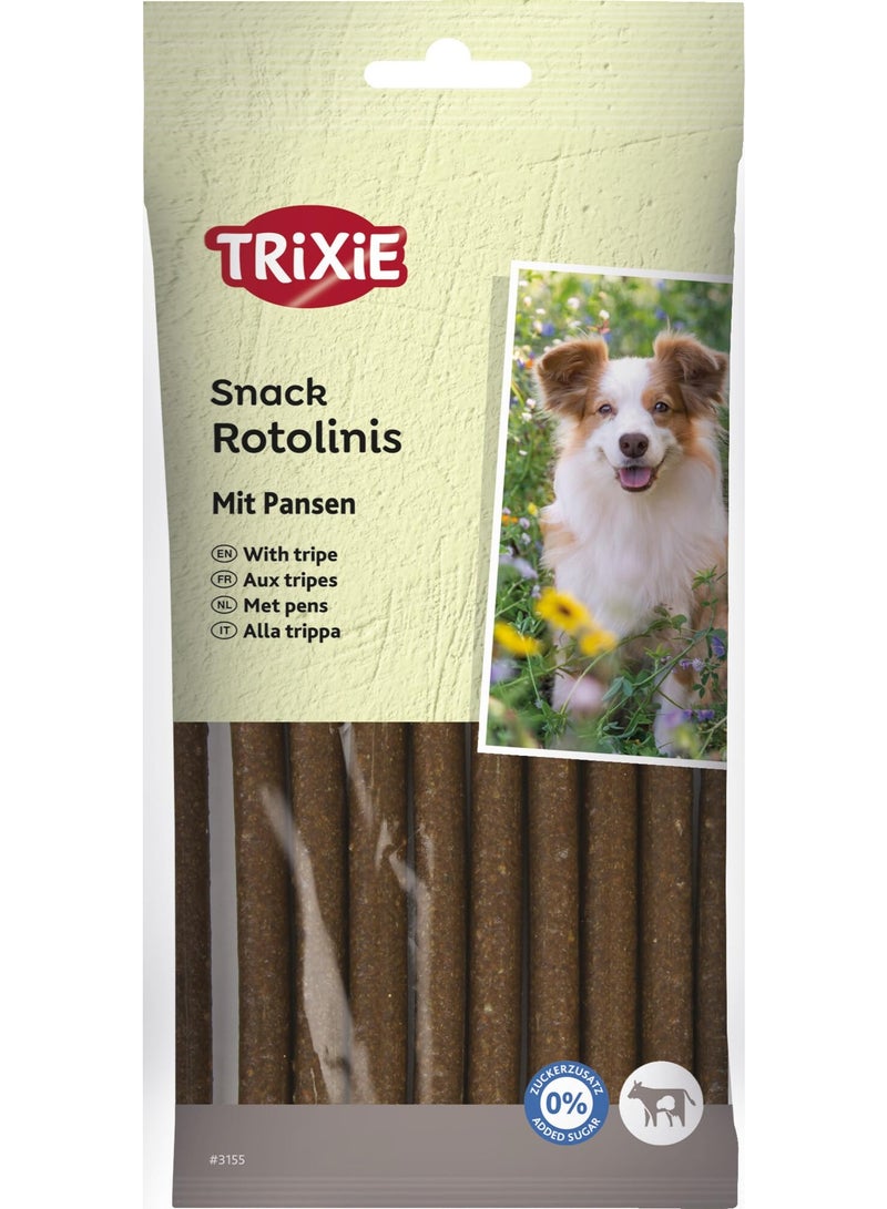 تريكسي سناك روتولينيس، مكافآت للكلاب مع الكرشة، أعواد مضغ طبيعية بدون إضافة سكر - Image 1