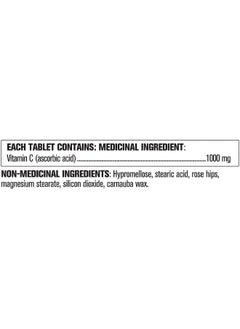 Kirkland Signature Timed Release Vitamin C 1000Mg With Natural Rose Hips, 500 Tabs  - Image 2