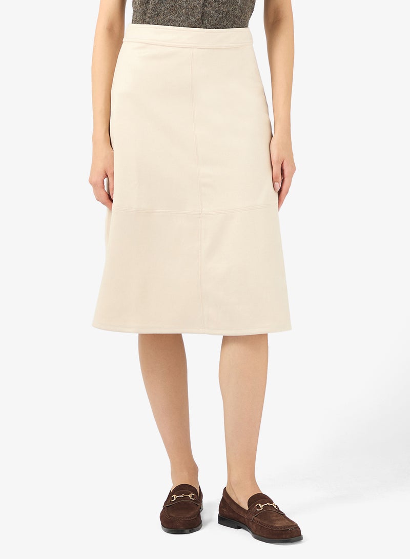VERO MODA BELLA High Waist FAUX SUEDE SKIRT - Image 1