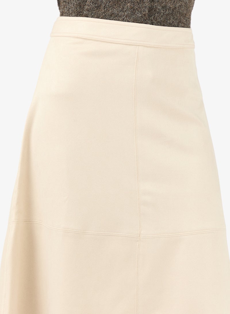 VERO MODA BELLA High Waist FAUX SUEDE SKIRT - Image 4