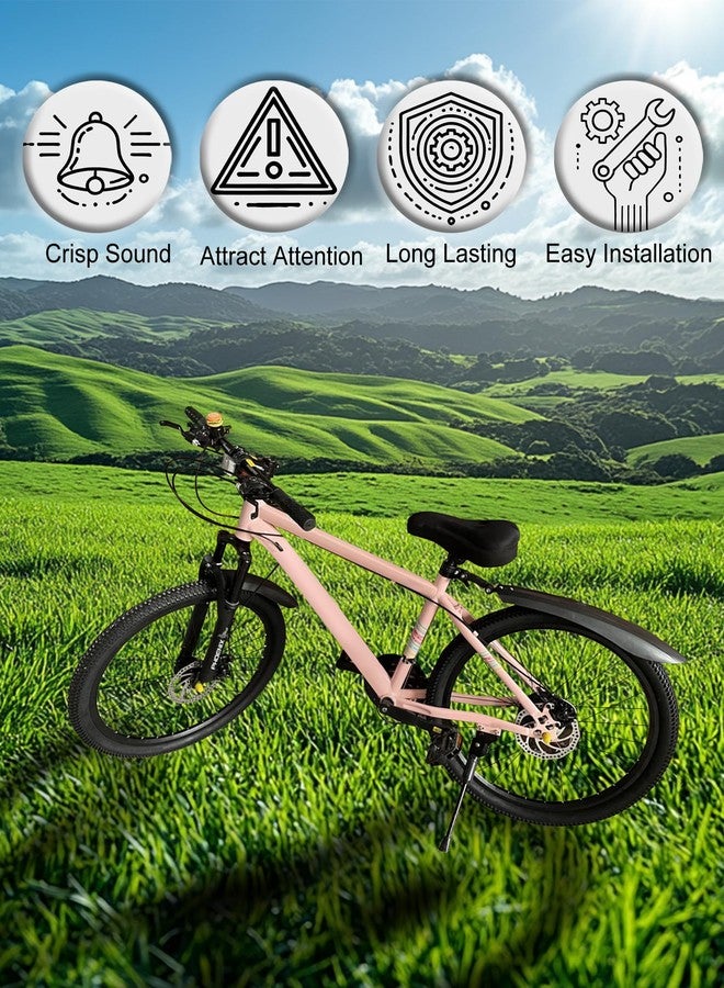 ACEDOAMARE Bike Bell with Loud Crisp Clear Sound Bike Bell for Road Mountain Scooter Tricycles Bike Accessories Handlebar Decoration (Cake) - Image 4