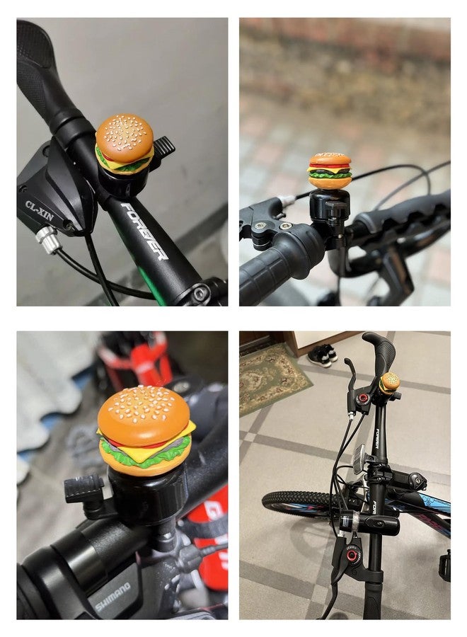 ACEDOAMARE Bike Bell with Loud Crisp Clear Sound Bike Bell for Road Mountain Scooter Tricycles Bike Accessories Handlebar Decoration (Cake) - Image 5