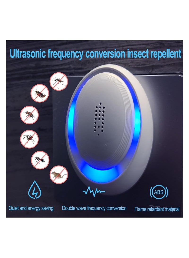 SOLARAE Ultrasonic Mosquito Repellent, Electronic Pest Repeller Plug in for Mosquito,Mice,Roach,Spider,Insects, Indoor Pest Control for Living Room, Garage, Office, Hotel (4 Pack) - Image 2