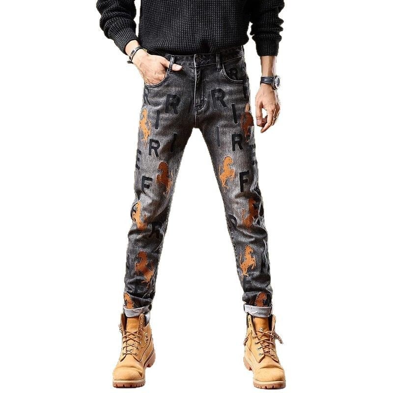 Unisex Casual Daily Denim Jeans - Image 5