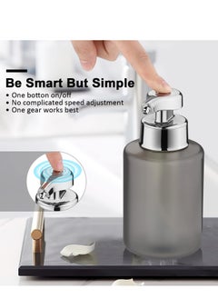 SYOSI Automatic Soap Dispenser  Touchless Foam Hand Free Soap Dispenser 320 ml Capacity IPX5 Watterproof,  Nanochips Rechargeable 100 Days Long Battery Life for Bathroom Kitchen Commercia  - Image 3