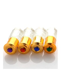SYOSI 10 Pcs Glasses Roll on Bottles Refillable Empty Perfume Bottle Travel Essential Oil Roller Bottles Perfumes Bottles Container for Travel 3 ml Random Color  - Image 2