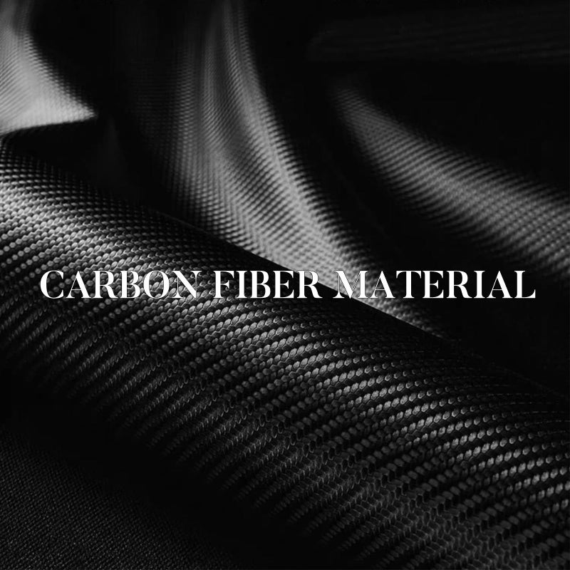 Aotoyou Carbon Fiber Steering Wheel Cover 3pcs Anti-Slip Car Steering Wheel Accessories Snap on Grip 15 inch Universal Matte Black - Image 2