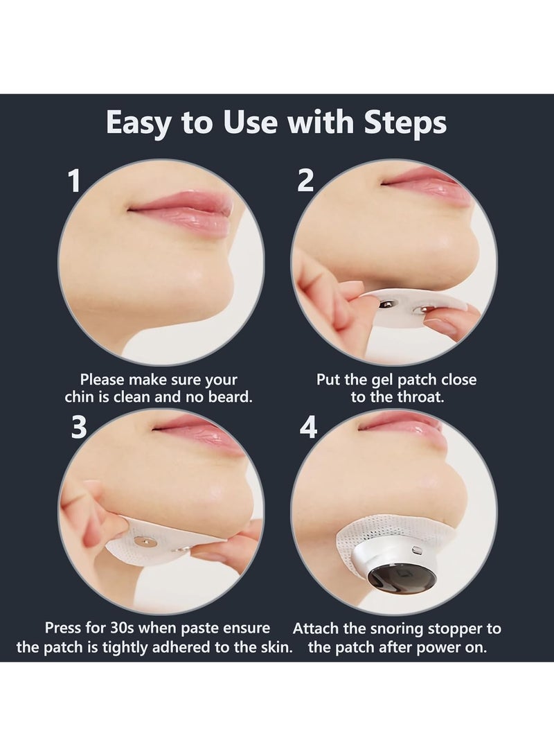 general Anti Snoring Devices, Smart Anti Snoring Device with Adjustable 3 Modes, Snore Stopper with Ergonomic Design for Comfortable Wearing - Image 5