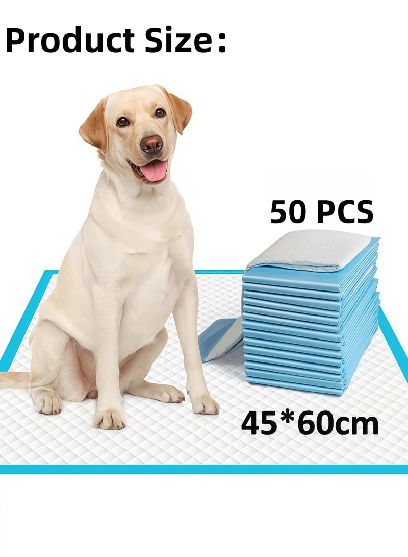 Pet Training Pads,Pet Pee Pad,Extra Large Charcoal Dog Pee Pads 45*60cm,Charcoal Puppy Pads,Super Absorbent & Leak-Proof & Quick Dry Puppy Pads Pet, Training Pads,Disposable Puppy Pads for Puppies Cats Rabbits Pet Pee(50PCS) - Image 2