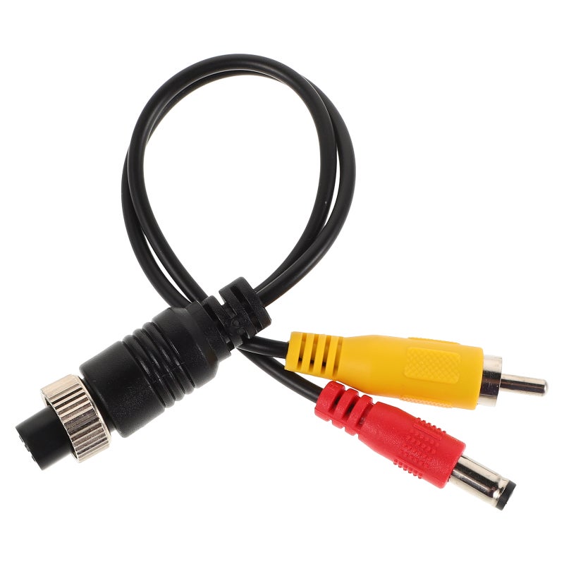 Female RCA and DC Adapter Cable for Car Navigation and Reversing Camera Systems - Image 1