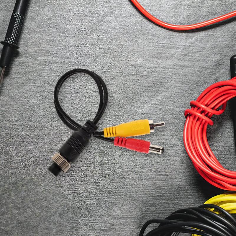 Female RCA and DC Adapter Cable for Car Navigation and Reversing Camera Systems - Image 3