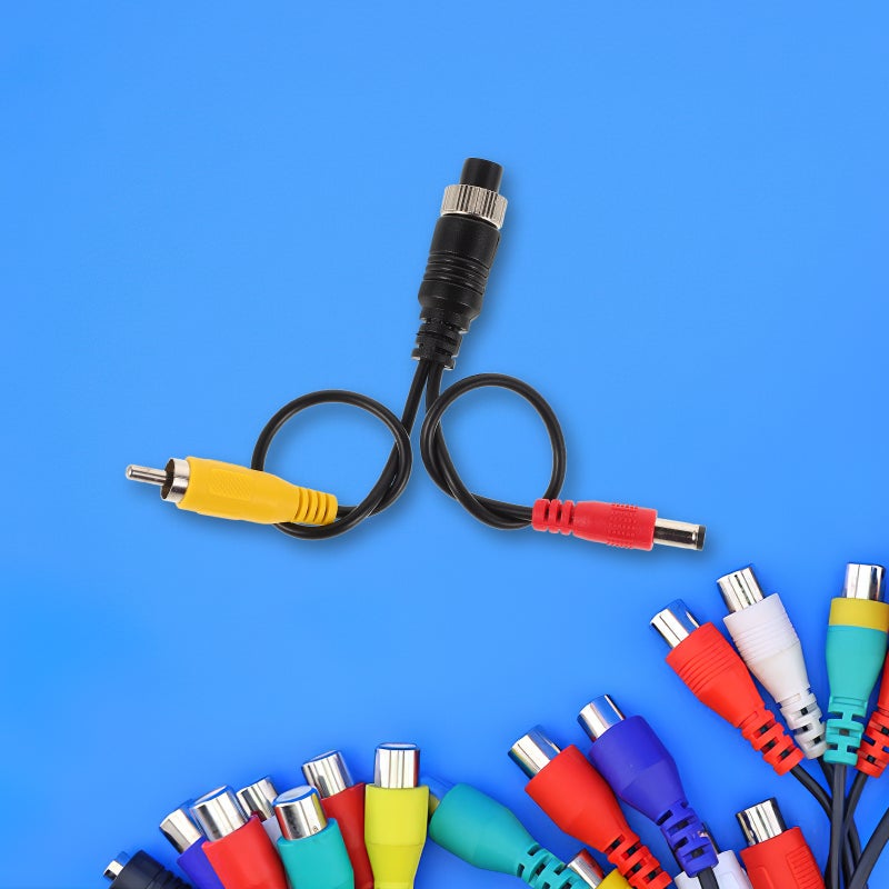 Female RCA and DC Adapter Cable for Car Navigation and Reversing Camera Systems - Image 5